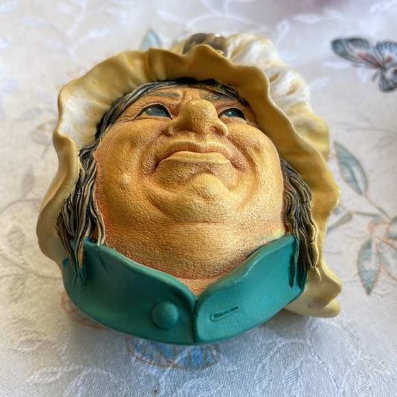 Bossons Wall Head Sarah Gamp Vintage 1964 England - Picture 5 of 12